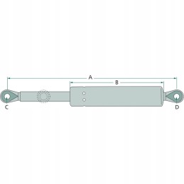 Steyr 8060 8080 dujų pavara galiniam langui