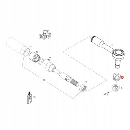 Fendt vairo stovo dangtis u931303710000 originalus