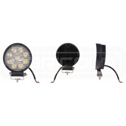 Dvi darbo lempos 9xLED 1280 lm 24w pajungimas