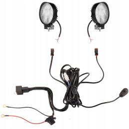 Dviejų darbinių lempų 6xLED 570 lm 15w pajungimas