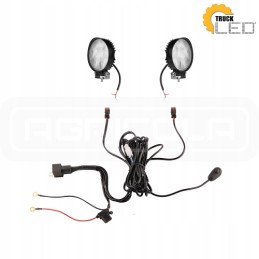 Dviejų darbinių lempų 6xLED 570 lm 15w pajungimas