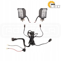 Dvi darbo lempos 5xLED 630 lm 12w pajungimas