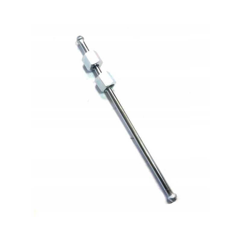 Tiesus įpurškimo vamzdis 20cm m12 m12, cinkuotas