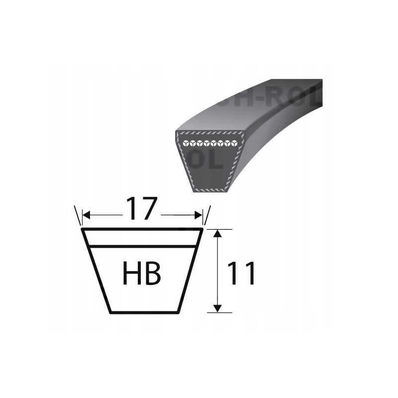Baltas trapecinis diržas hb1400 b1400 b 1400 stomil sanok