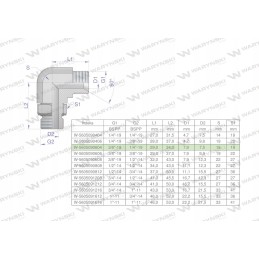 Hidraulinė reguliuojama alkūnė bb 3 8 x 1 4 š