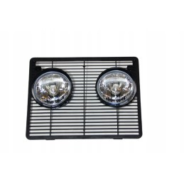 Priekinių žibintų komplektas, lempos, variklio dangčio grotelės, Zetor 7211