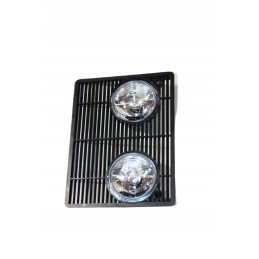 Priekinių žibintų komplektas, lempos, variklio dangčio grotelės, Zetor 7211