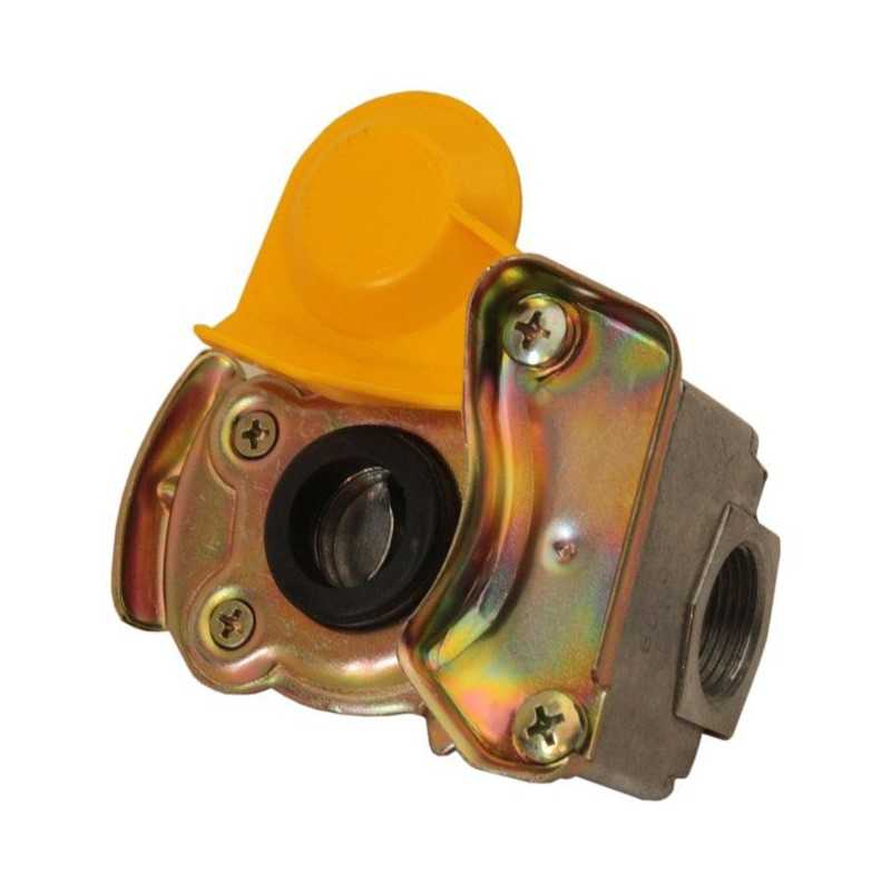 Pneumatinė jungtis m22x1 5, geltona, kieta