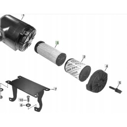 Oro filtras john deere 7810 re34967