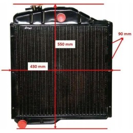 Zetor 5211 7211 7711 varinis radiatorius