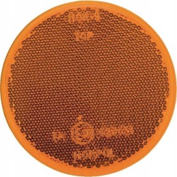 Apvalus oranžinis atšvaitas 75 mm l gopart a75020