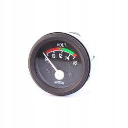 Voltmetro indikatorius 8 16v 52mm su apšvietimu