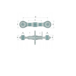 Mega top jungtis 465 665mm m30x3 5 cat 2 2
