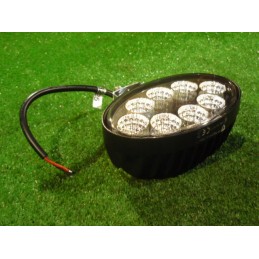 Darbinis šviestuvas 8 LED 12v 24v ovalus halogeninis prožektorius