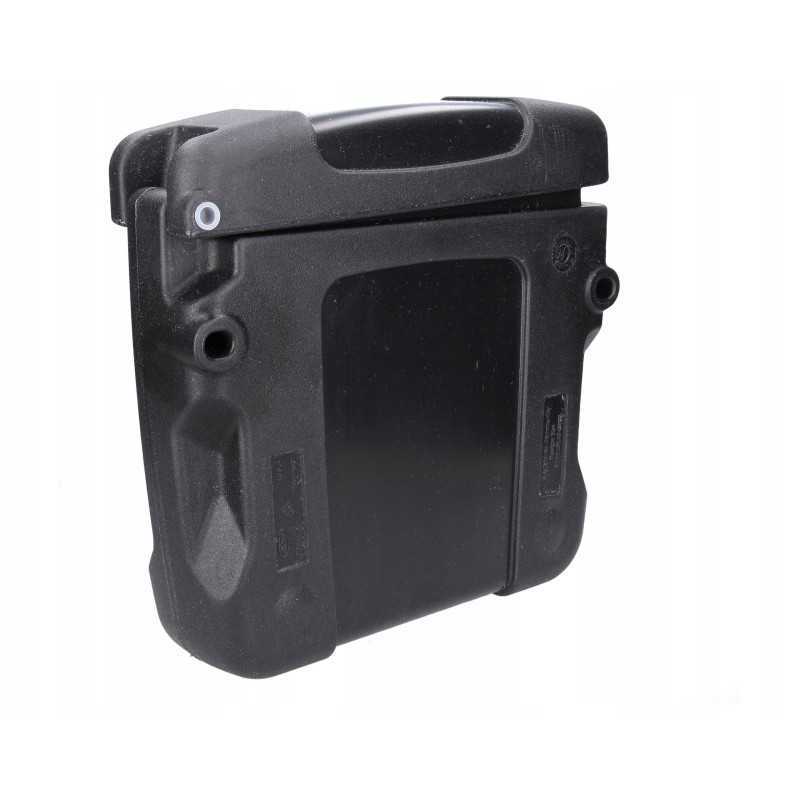 Dokumentų konteineris ekskavatoriaus traktoriaus kabinoje