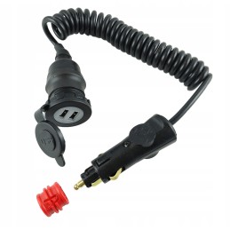 Din to 2x USB adapteris