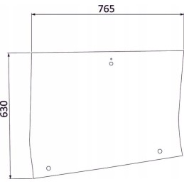 Kairysis šoninis langas Kramp 816810040421kr