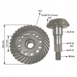 Diskinis ratas su atakos velenu john deere al110347