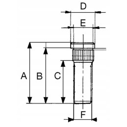 Rato varžtų komplektas m18x1 5x57mm smeigė 0980380050 bpw