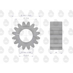 Originalus diferencialas saulės pavara mf4