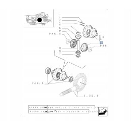 Diferencialas New Holland TD