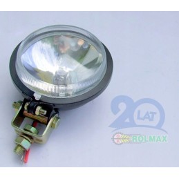 Apvali metalinė darbinė lempa 91mm su 12v 55w lempute