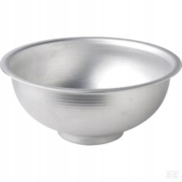 Didelis metalinis koštuvas su įdėklais, pilnas