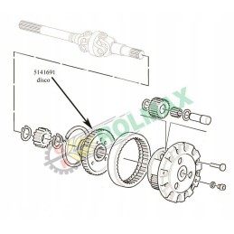 Didelis reduktorius New Holland T7 Case Puma
