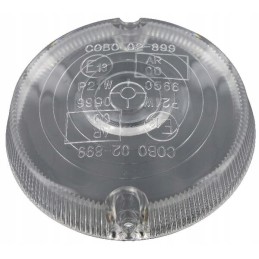 Lempos gaubtas, skaidrus, apvalus, kairysis dešinysis, cobo