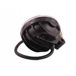 Mini apvali darbinė lempa 12w 4 LED glanz