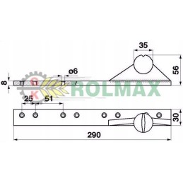 Claas 522190 dalgio galvutė