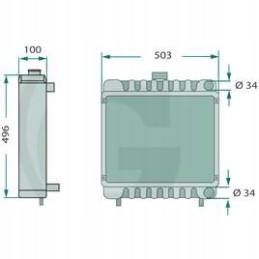 Deutz radiatorius 04438383 04423682