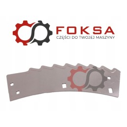 Dešinysis pašarų kombaino pjovimo peilis be įdubos 996313