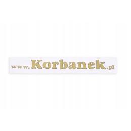Logo1 3D korbanek logotipo lipdukas