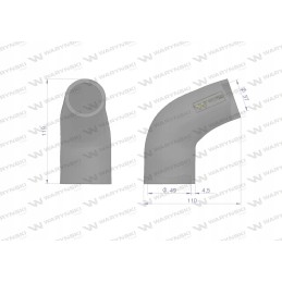 Viršutinis radiatoriaus vamzdis l61990 Warynski