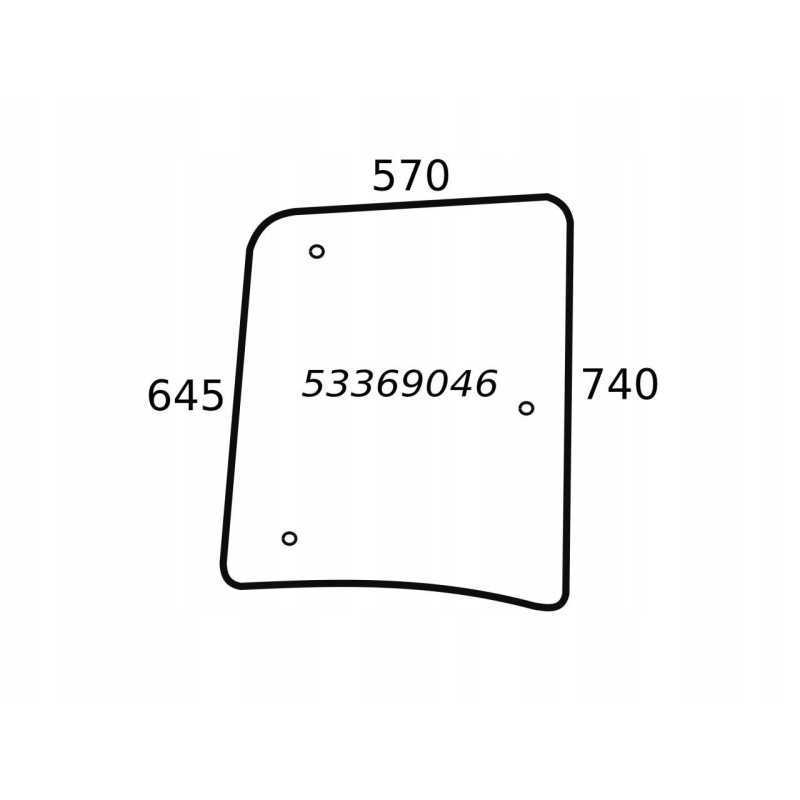 Dešinysis langas zetor proxima forterr 53369046