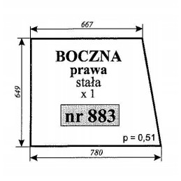 Dešinysis langas, plieninis, mf 2620 mf 2620 nr 883 m