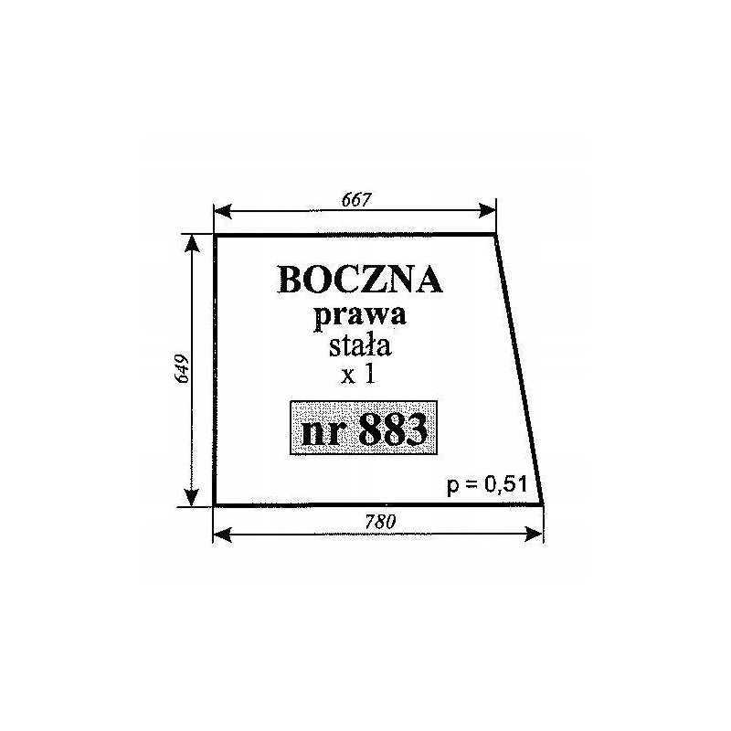 Dešinysis langas, plieninis, mf 2620 mf 2620 nr 883 m
