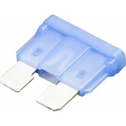 Ašmenų saugiklis 32v 15a l 18 6mm mėlynas 1 vnt