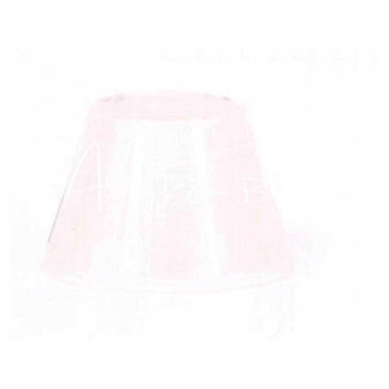 Aukštas baltas šviestuvo gaubtas