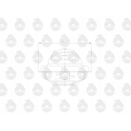 Originalus termostatas 70011316 c 385 zetor 4 cilindrai