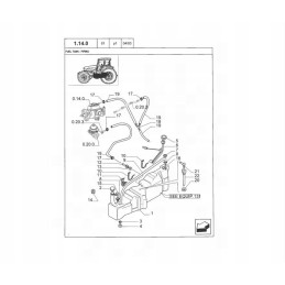 Kuro lygio jutiklis new holland korpusas 5198889 cn