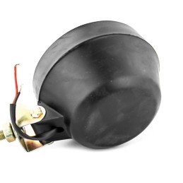 Apvalią darbo lemputę į guminę lemputę pataikyk