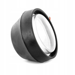 Apvalią darbo lemputę į guminę lemputę pataikyk