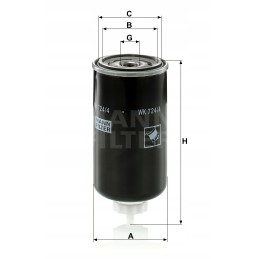 Kuro filtras mann filtras wk 724 4