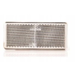 Priklijuotas baltas stačiakampis atšvaitas