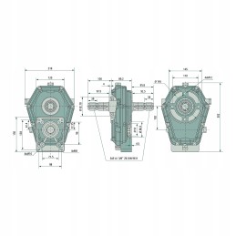 Daugiklis 2 3 grupės siurbliams, pavaros santykis 1 3
