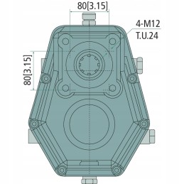 Daugiklio pavara 1 2 5 1 3 8 coliai 37 kw