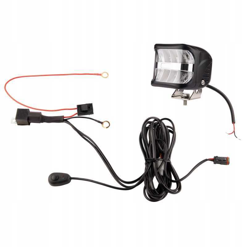 Darbo lempa 8xLED 1608 lm 27w jungtis