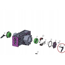 Kairysis stabdžių pavaros stūmiklis lh mitsubishi vst